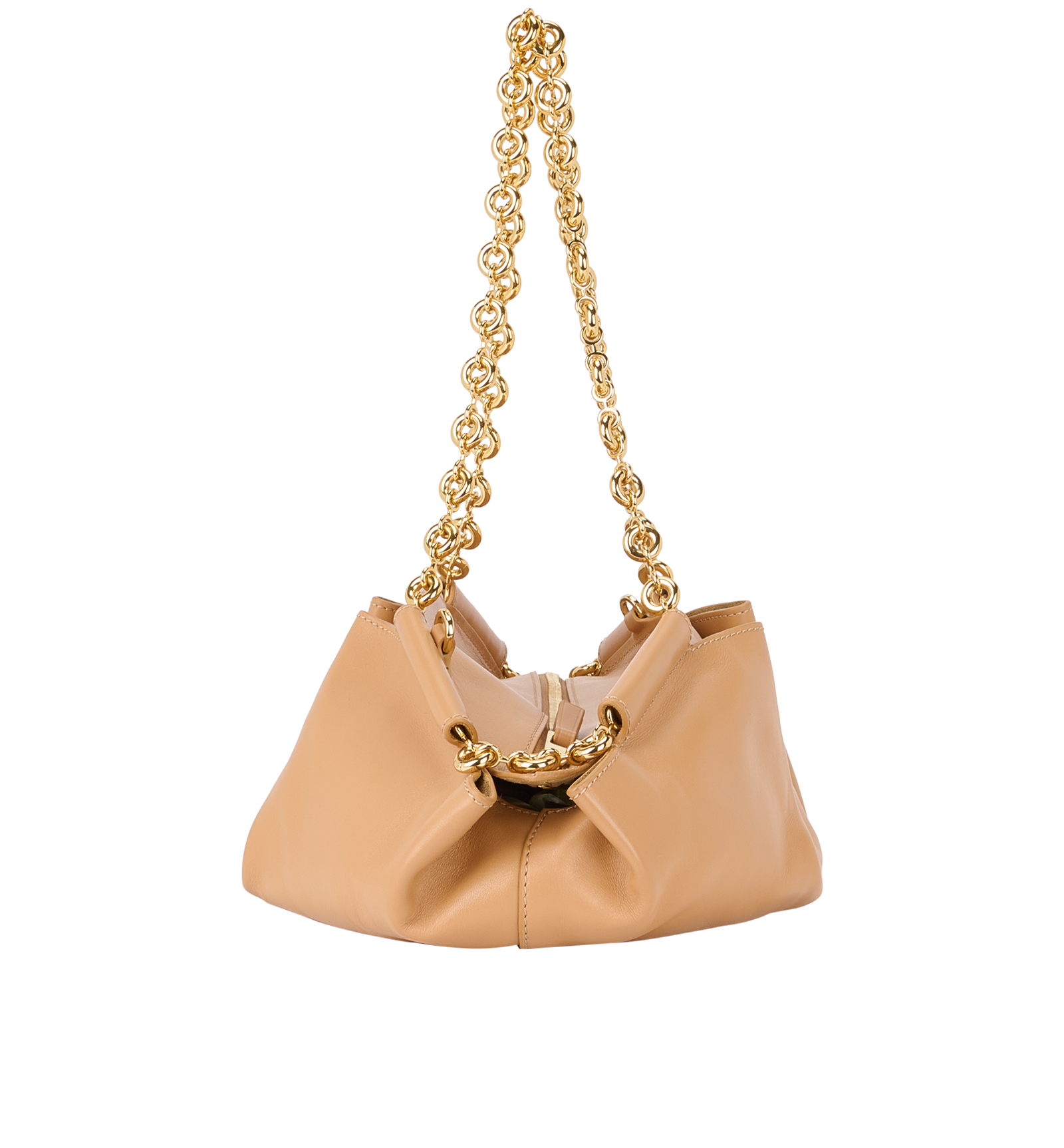 Paseo Small Tote Bag, &pound;950, Handbags, Tan, Leather, Side view